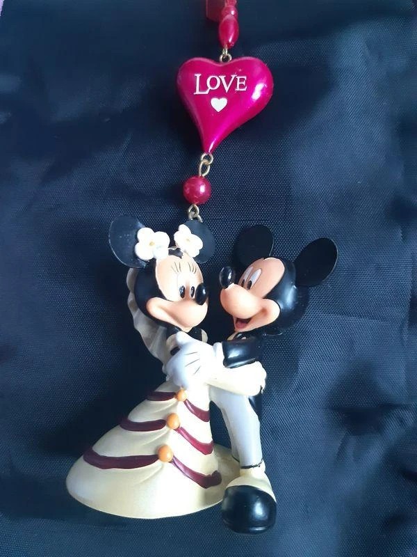 Figurine à suspendre disney Disneyland Paris : Mickey & Minnie mariés